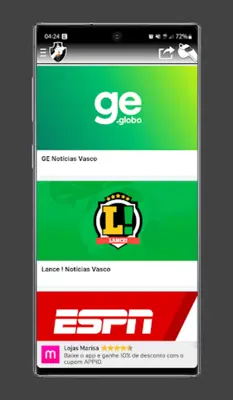 VASCÃO PLAY android App screenshot 0