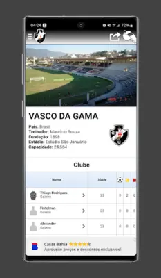 VASCÃO PLAY android App screenshot 2